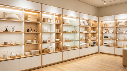 随州家居生活展柜